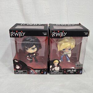 RWBY : Ruby Rose & Jaune Arc Vinyl Figure Series 1 Rooster Teeth Some Damage